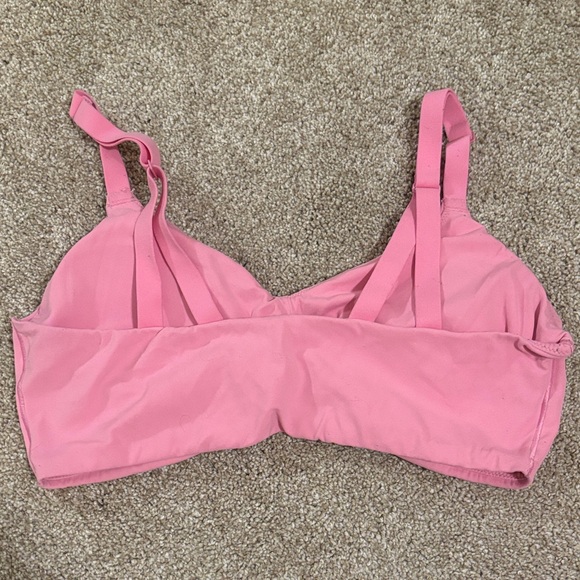 Aerie Offline Cotton Candy Pink Sports Bra - Picture 2 of 3